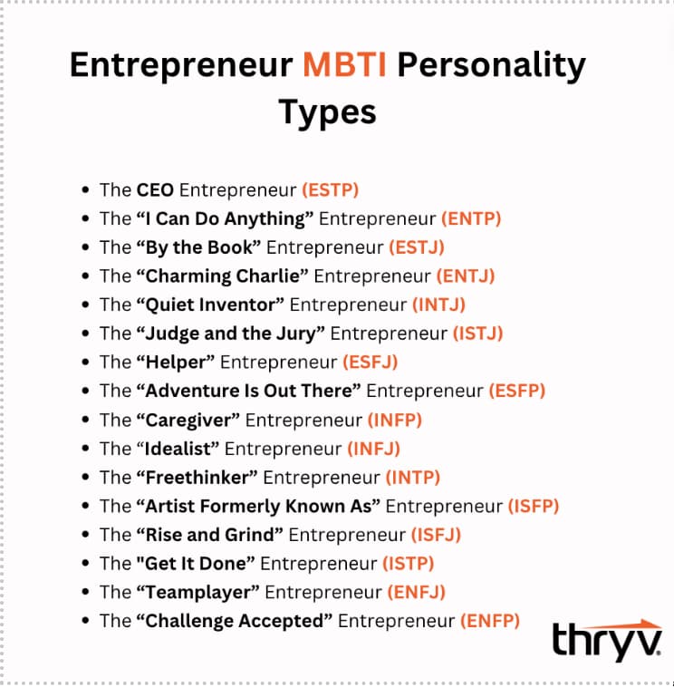 business personality types